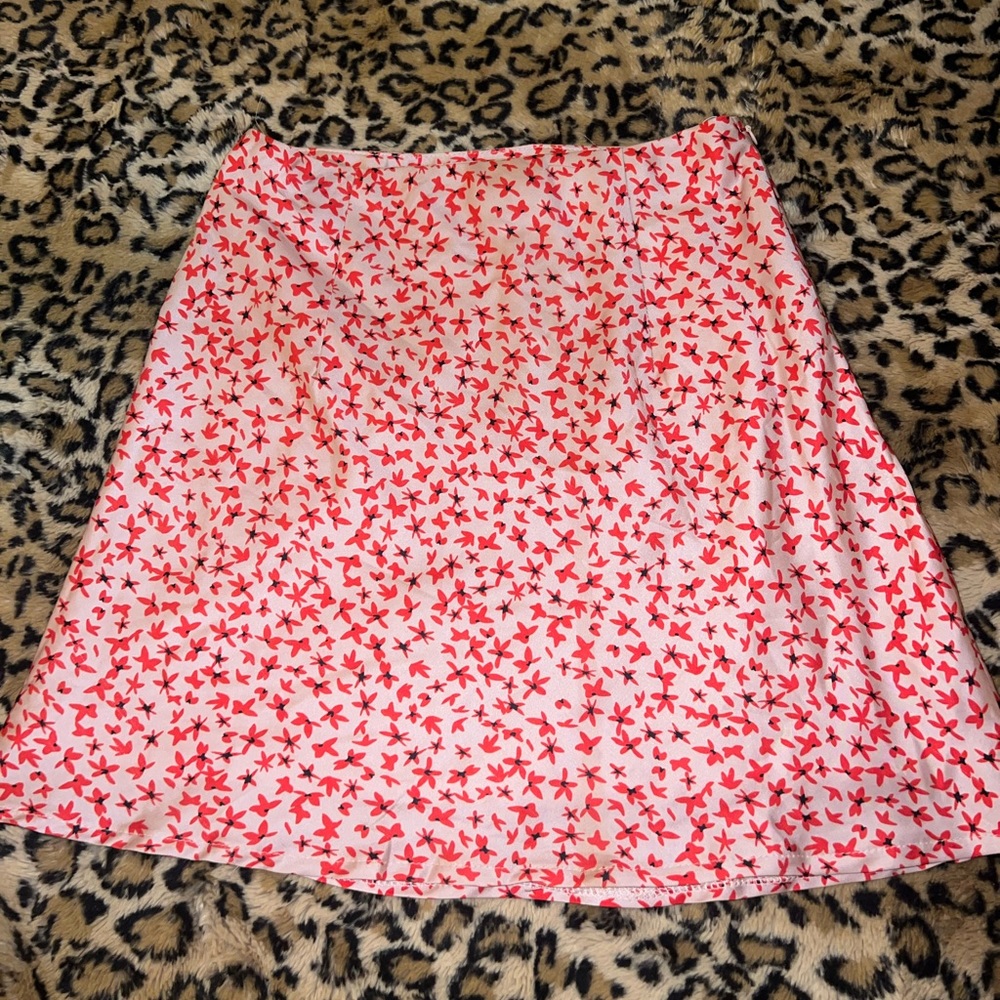Pink flower skirt💗🌸